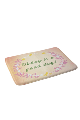 Hello Twiggs Today Is A Good Day Memory Foam Bath Mat