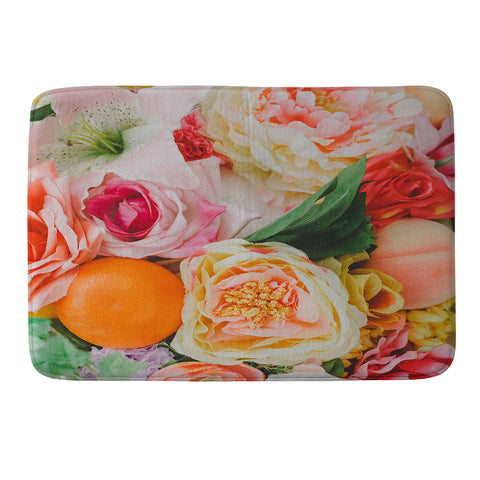 Hello Twiggs Tropical Flowers Memory Foam Bath Mat