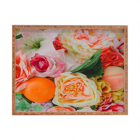 Hello Twiggs Tropical Flowers Rectangular Tray
