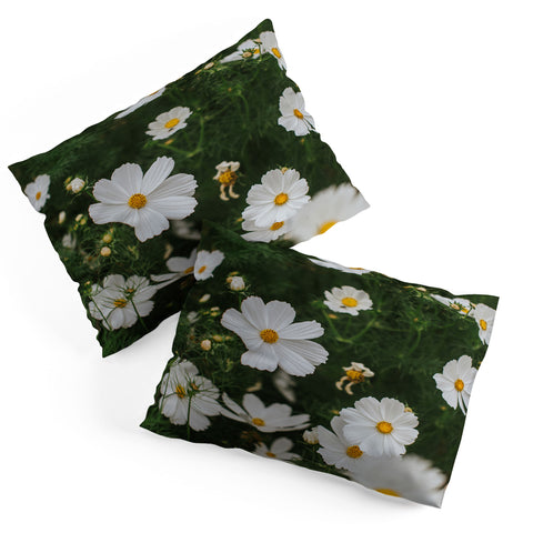 Hello Twiggs White Cosmos Pillow Shams