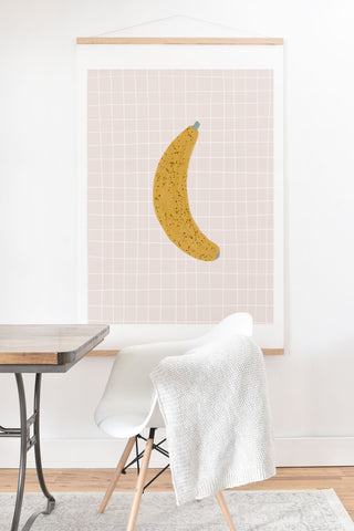 Hello Twiggs Yellow Banana Art Print And Hanger