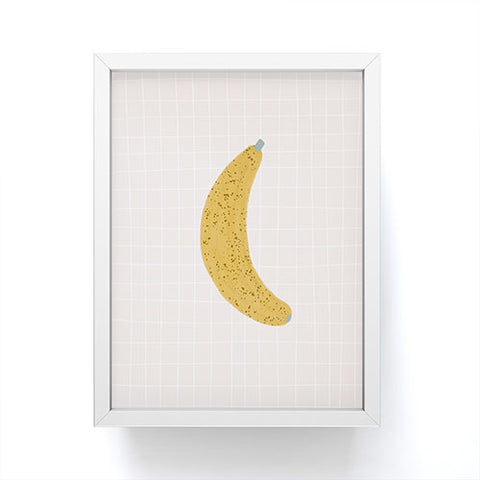 Hello Twiggs Yellow Banana Framed Mini Art Print
