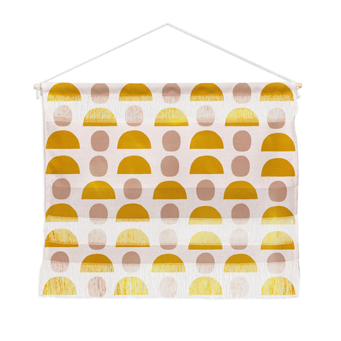 Hello Twiggs Yellow Blush Shapes Wall Hanging Landscape