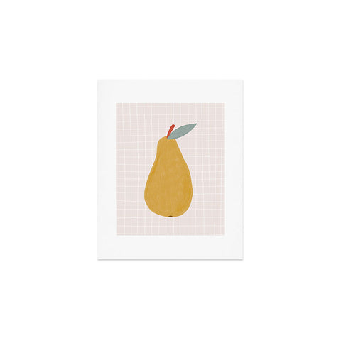 Hello Twiggs Yellow Pear Art Print