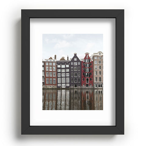 Henrike Schenk - Travel Photography Buildings In Amsterdam City Picture Dutch Canals Recessed Framing Rectangle