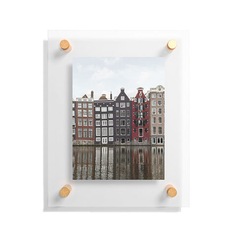 Henrike Schenk - Travel Photography Buildings In Amsterdam City Picture Dutch Canals Floating Acrylic Print