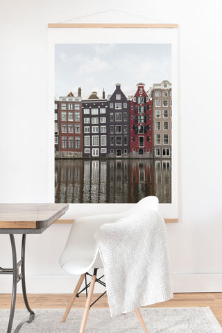 Henrike Schenk - Travel Photography Buildings In Amsterdam City Picture Dutch Canals Art Print And Hanger