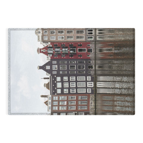 Henrike Schenk - Travel Photography Buildings In Amsterdam City Picture Dutch Canals Outdoor Rug