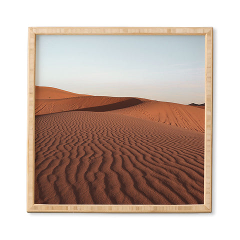 Henrike Schenk - Travel Photography Fine Desert Structures Photo Sahara Desert Morocco Framed Wall Art