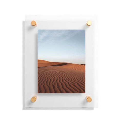 Henrike Schenk - Travel Photography Fine Desert Structures Photo Sahara Desert Morocco Floating Acrylic Print