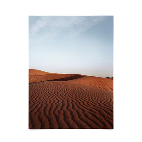 Henrike Schenk - Travel Photography Fine Desert Structures Photo Sahara Desert Morocco Poster
