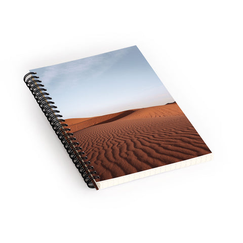Henrike Schenk - Travel Photography Fine Desert Structures Photo Sahara Desert Morocco Spiral Notebook