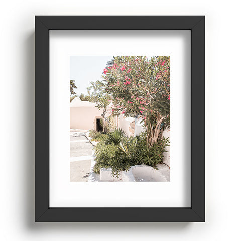 Henrike Schenk - Travel Photography Greece Summer Scenery With Plants Photo White Island Architecture Recessed Framing Rectangle