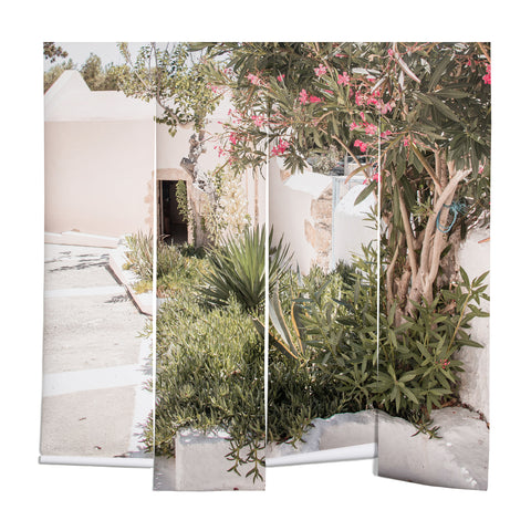 Henrike Schenk - Travel Photography Greece Summer Scenery With Plants Photo White Island Architecture Wall Mural