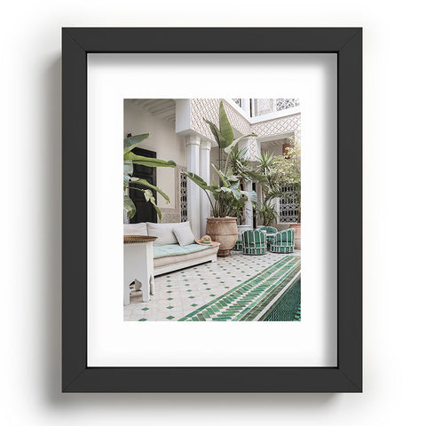 Henrike Schenk - Travel Photography Moroccan Riad In Marrakech Photo Arabic Interior Design Recessed Framing Rectangle