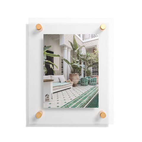 Henrike Schenk - Travel Photography Moroccan Riad In Marrakech Photo Arabic Interior Design Floating Acrylic Print