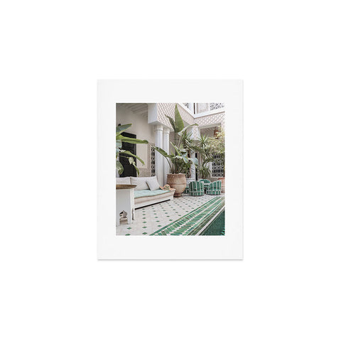 Henrike Schenk - Travel Photography Moroccan Riad In Marrakech Photo Arabic Interior Design Art Print