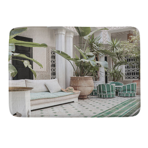 Henrike Schenk - Travel Photography Moroccan Riad In Marrakech Photo Arabic Interior Design Memory Foam Bath Mat