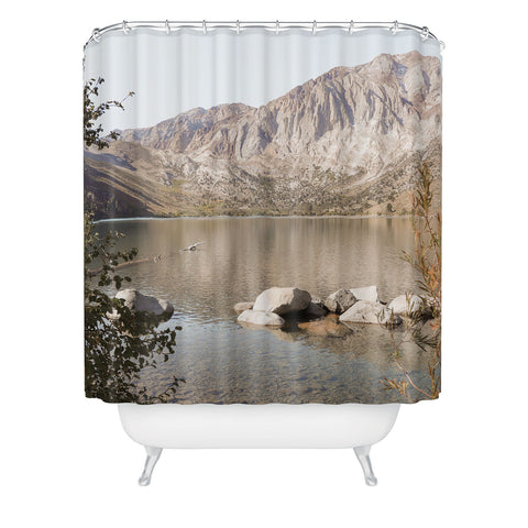 Henrike Schenk - Travel Photography Mountains Of California Picture Mammoth Lakes Landscape Shower Curtain