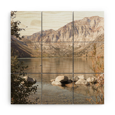 Henrike Schenk - Travel Photography Mountains Of California Picture Mammoth Lakes Landscape Wood Wall Mural
