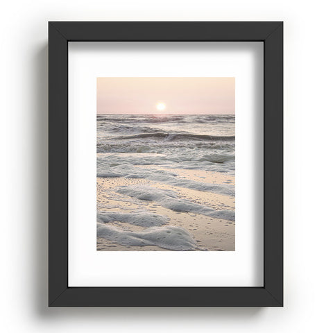 Henrike Schenk - Travel Photography Pastel Tones Ocean In Holland Recessed Framing Rectangle