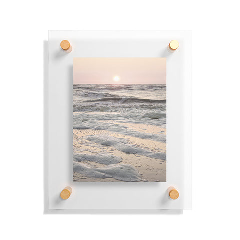 Henrike Schenk - Travel Photography Pastel Tones Ocean In Holland Floating Acrylic Print