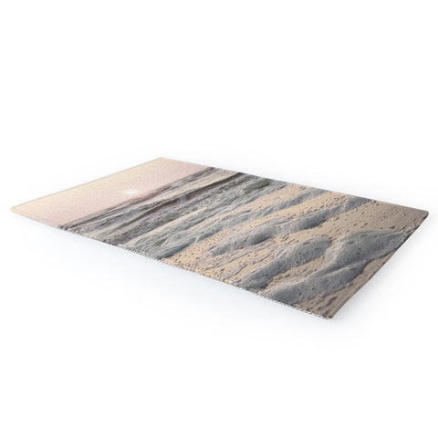 Henrike Schenk - Travel Photography Pastel Tones Ocean In Holland Area Rug