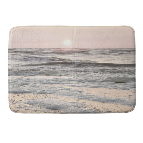 Henrike Schenk - Travel Photography Pastel Tones Ocean In Holland Memory Foam Bath Mat