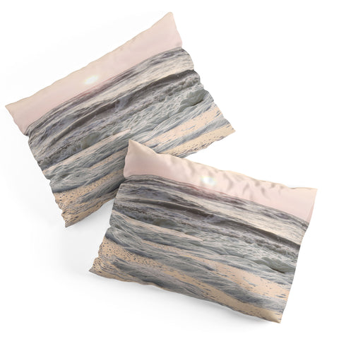 Henrike Schenk - Travel Photography Pastel Tones Ocean In Holland Pillow Shams