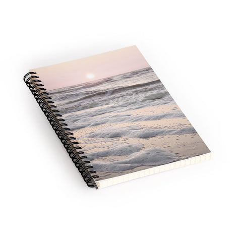 Henrike Schenk - Travel Photography Pastel Tones Ocean In Holland Spiral Notebook