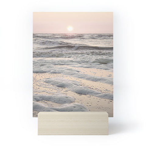 Henrike Schenk - Travel Photography Pastel Tones Ocean In Holland Mini Art Print