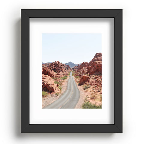 Henrike Schenk - Travel Photography Roads Of Nevada Desert Picture Valley Of Fire State Park Recessed Framing Rectangle