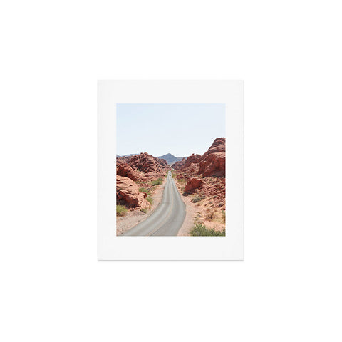 Henrike Schenk - Travel Photography Roads Of Nevada Desert Picture Valley Of Fire State Park Art Print