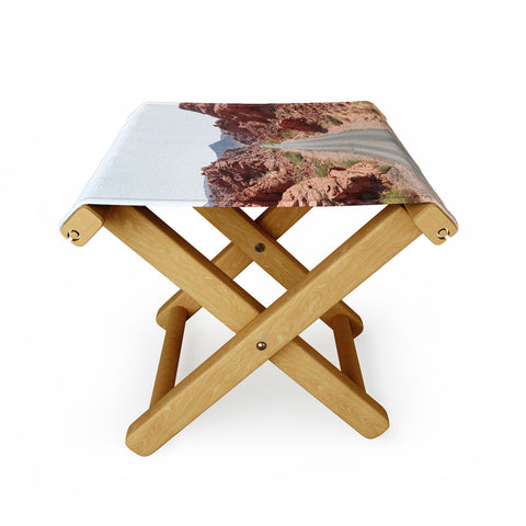Henrike Schenk - Travel Photography Roads Of Nevada Desert Picture Valley Of Fire State Park Folding Stool