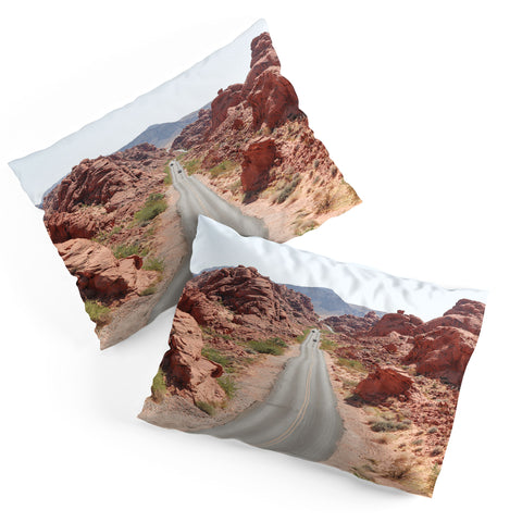 Henrike Schenk - Travel Photography Roads Of Nevada Desert Picture Valley Of Fire State Park Pillow Shams