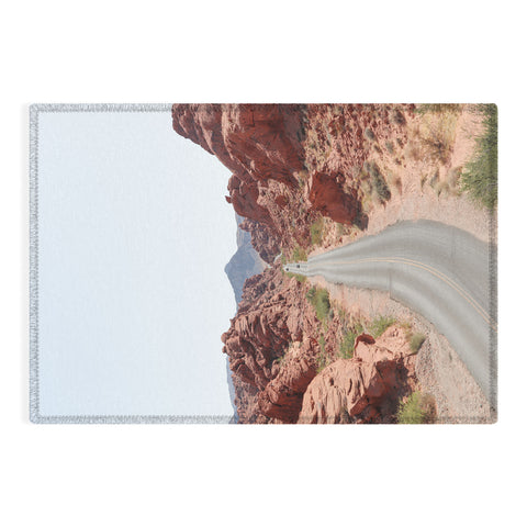 Henrike Schenk - Travel Photography Roads Of Nevada Desert Picture Valley Of Fire State Park Outdoor Rug