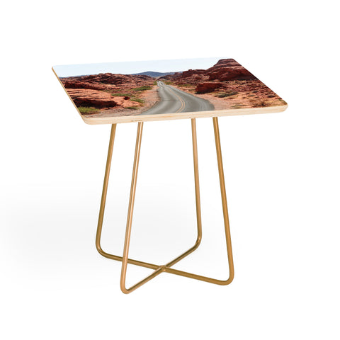 Henrike Schenk - Travel Photography Roads Of Nevada Desert Picture Valley Of Fire State Park Side Table