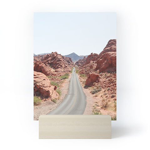 Henrike Schenk - Travel Photography Roads Of Nevada Desert Picture Valley Of Fire State Park Mini Art Print