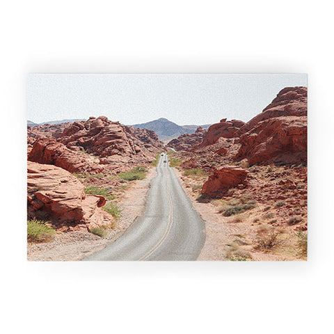 Henrike Schenk - Travel Photography Roads Of Nevada Desert Picture Valley Of Fire State Park Welcome Mat