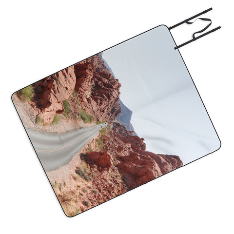 Henrike Schenk - Travel Photography Roads Of Nevada Desert Picture Valley Of Fire State Park Picnic Blanket