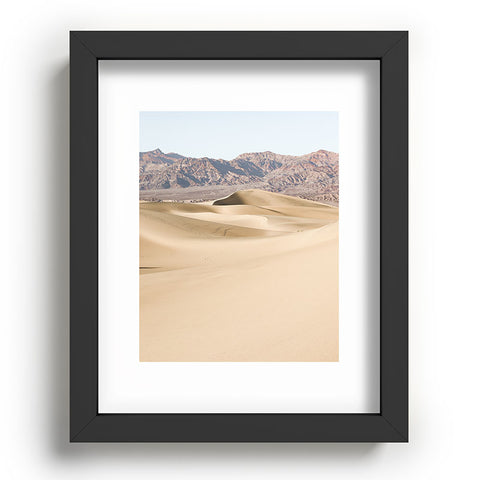 Henrike Schenk - Travel Photography Sand Dunes Of Death Valley National Park Recessed Framing Rectangle