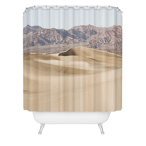 Henrike Schenk - Travel Photography Sand Dunes Of Death Valley National Park Shower Curtain