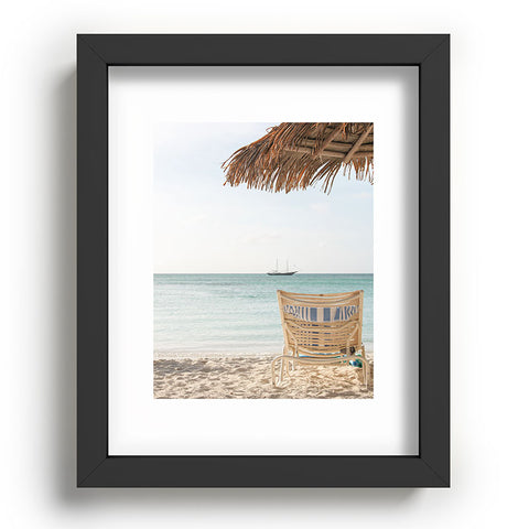 Henrike Schenk - Travel Photography Summer Holiday Beach Photo Aruba Island Ocean View Recessed Framing Rectangle