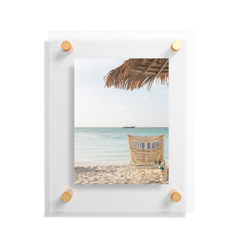 Henrike Schenk - Travel Photography Summer Holiday Beach Photo Aruba Island Ocean View Floating Acrylic Print