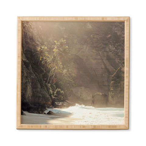 Henrike Schenk - Travel Photography Tropical Bali Beach Photo Diamond Beach Nusa Penida Island Framed Wall Art