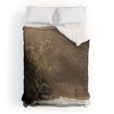 Henrike Schenk - Travel Photography Tropical Bali Beach Photo Diamond Beach Nusa Penida Island Comforter