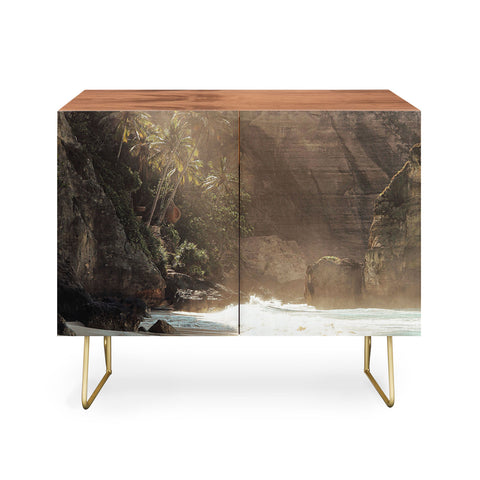 Henrike Schenk - Travel Photography Tropical Bali Beach Photo Diamond Beach Nusa Penida Island Credenza