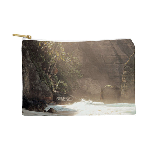 Henrike Schenk - Travel Photography Tropical Bali Beach Photo Diamond Beach Nusa Penida Island Pouch