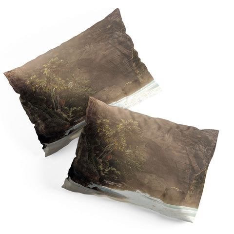 Henrike Schenk - Travel Photography Tropical Bali Beach Photo Diamond Beach Nusa Penida Island Pillow Shams