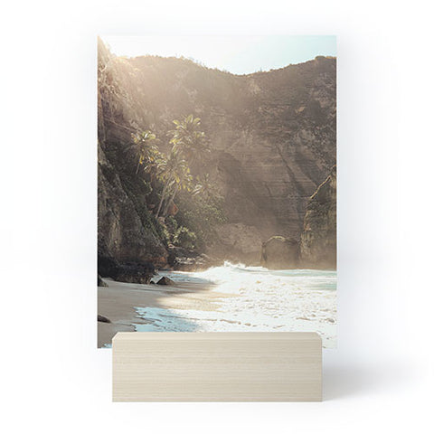 Henrike Schenk - Travel Photography Tropical Bali Beach Photo Diamond Beach Nusa Penida Island Mini Art Print